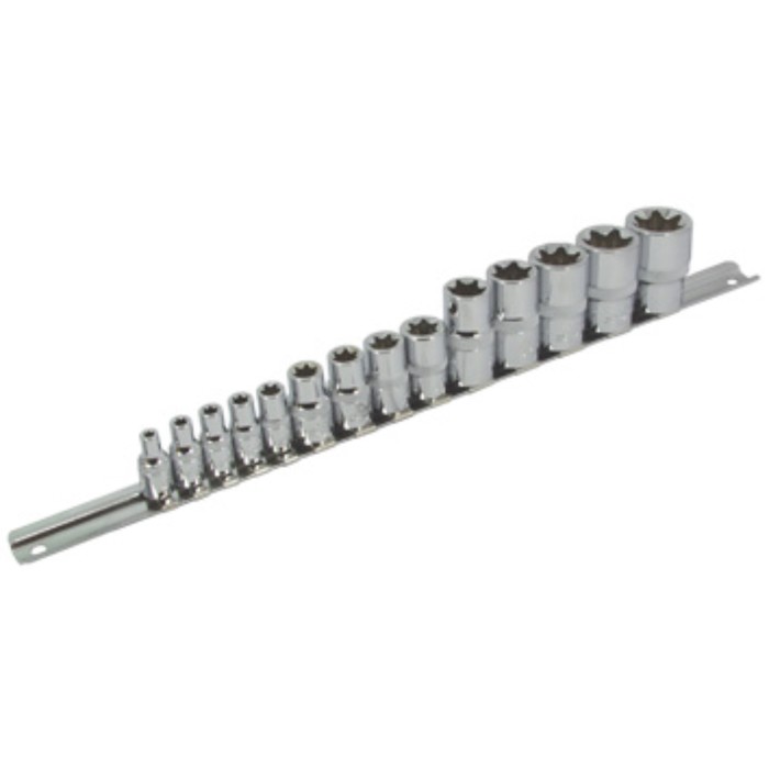 Набор головок AIST, TORX 1/4", 3/8", 1/2", 14 предметов