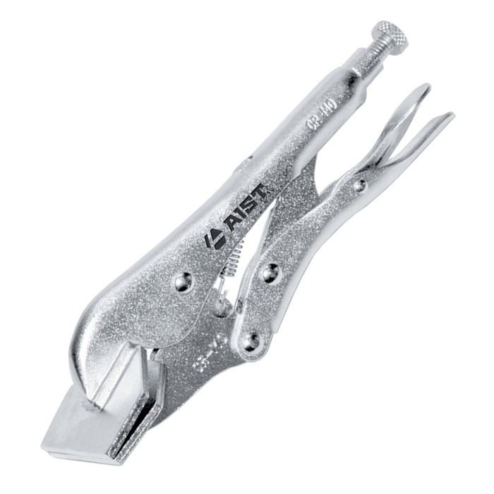 Тиски ручные AIST, с губками для пластин, L=200 мм