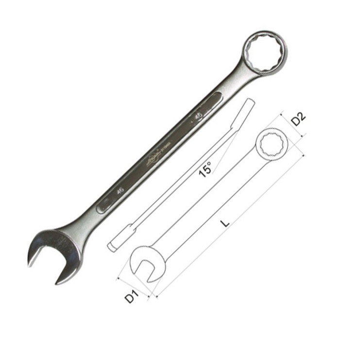 Ключ комбинированный AIST, 43 мм
