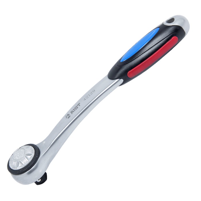 Трещотка AIST, 1/2", резино-пластиковая рукоядка, L= 25 см, 72 зуба