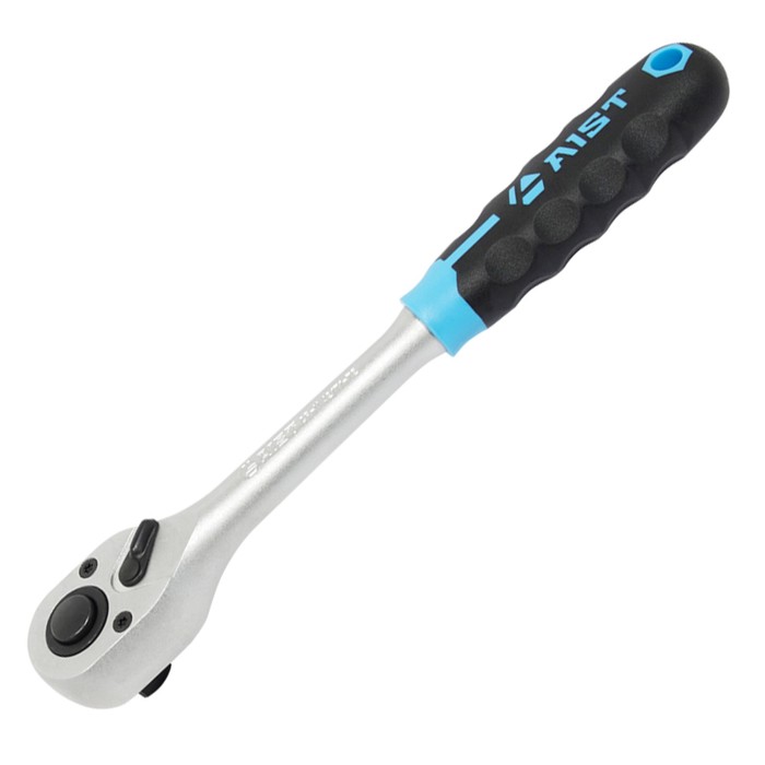 Трещотка AIST, 1/2", резино-пластиковая рукоядка, L= 25,5 см, 72 зуба