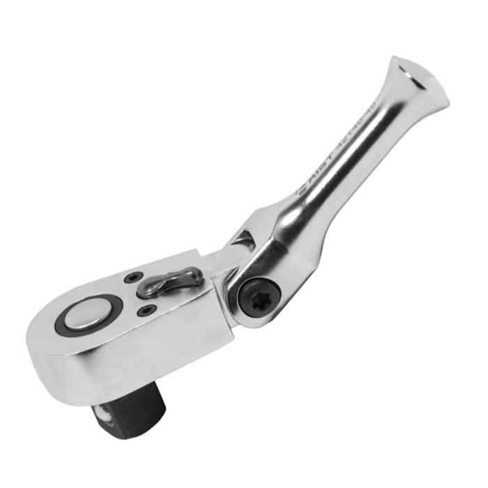 Трещотка AIST, 1/2", шарнирная головка, металлическая рукоядка, L= 17 см, 48 зубов