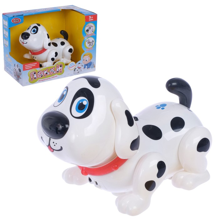 Игрушка интерактивная "Лакки", реагирует на прикосновения, русская озвучка, световые эффекты, работает от батареек