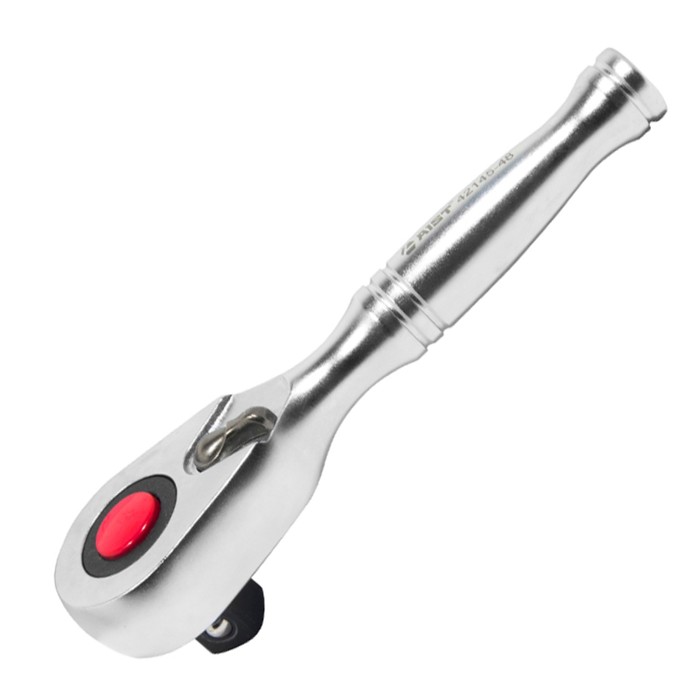 Трещотка AIST, 1/4", металлическая рукоядка, L= 9 см, 48 зубов