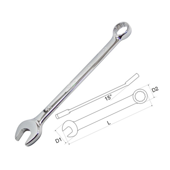 Ключ комбинированный AIST, американский тип, 6 мм