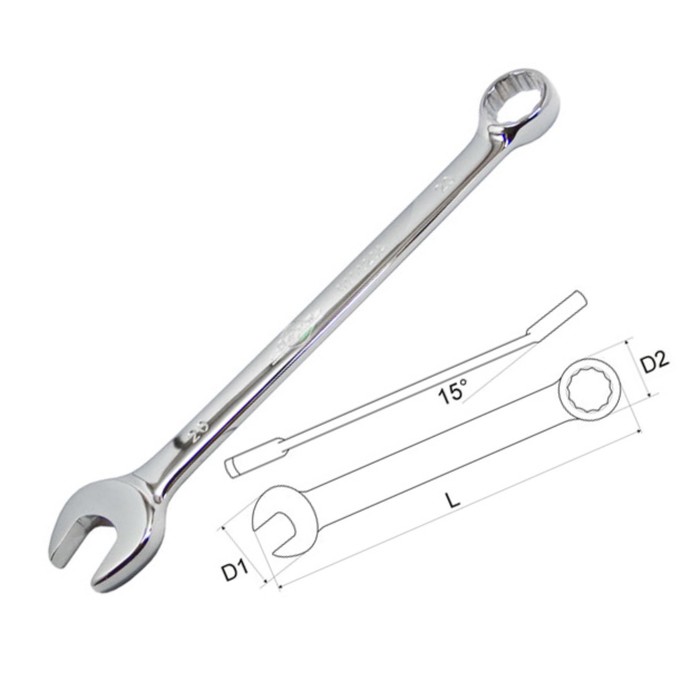 Ключ комбинированный AIST, американский тип, 9 мм