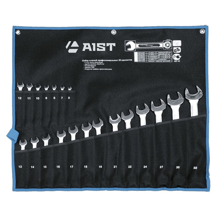 Набор ключей комбинированных AIST, 13 предметов