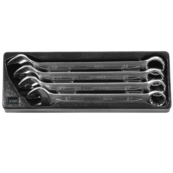 Набор ключей AIST, комбинированных, в пластиковом лотке, 4 предмета