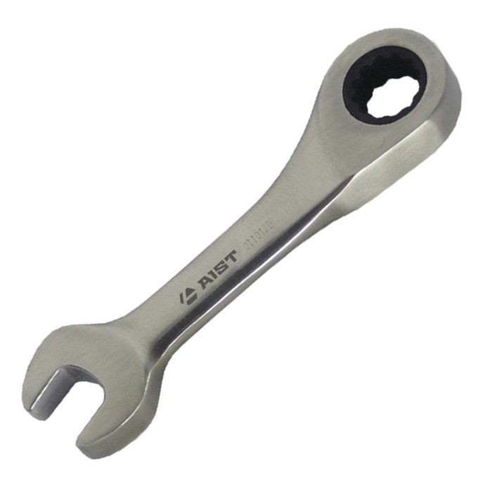 Ключ комбинированный AIST, с храповым механизмом, укороченный, 13 мм, 72 зуба