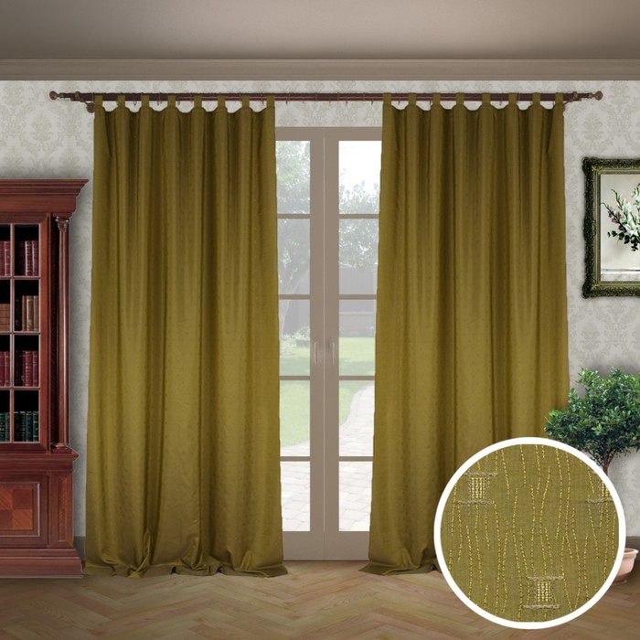 Шторы "Модерн", размер 180х300 см-2 шт. цвет 746