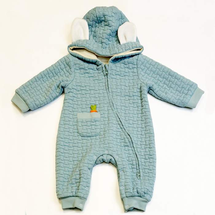 Комбинезон детский "Морковка", рост 66 см, цвет синий