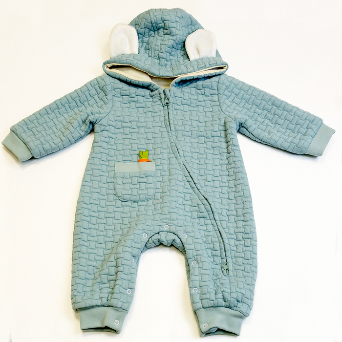 Комбинезон детский "Морковка", рост 90 см, цвет синий