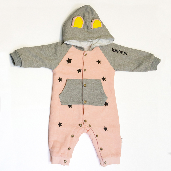 Комбинезон детский "Звездочет", рост 73 см, цвет розовый