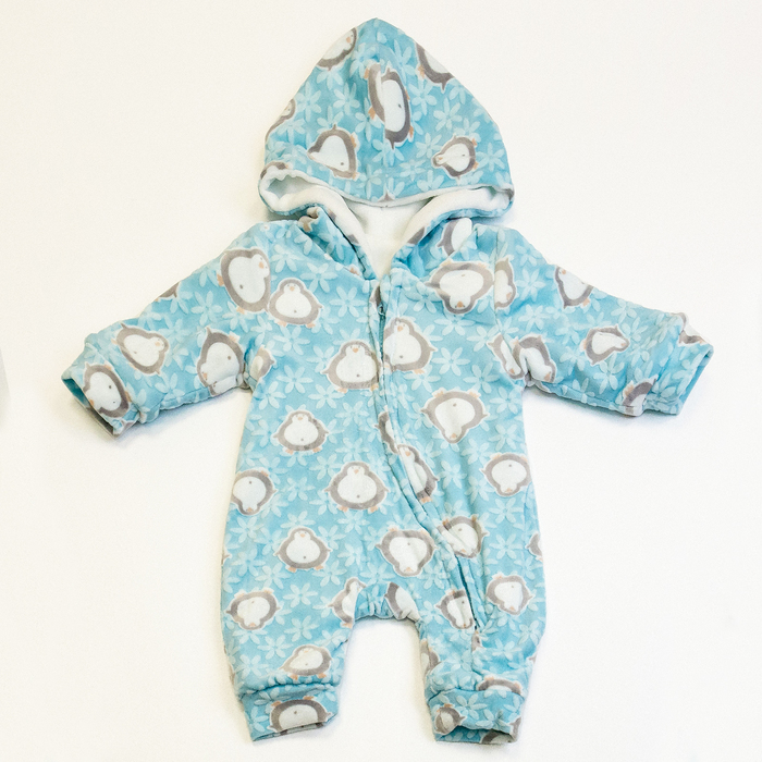 Комбинезон детский "Пингвин", рост 73 см, цвет синий