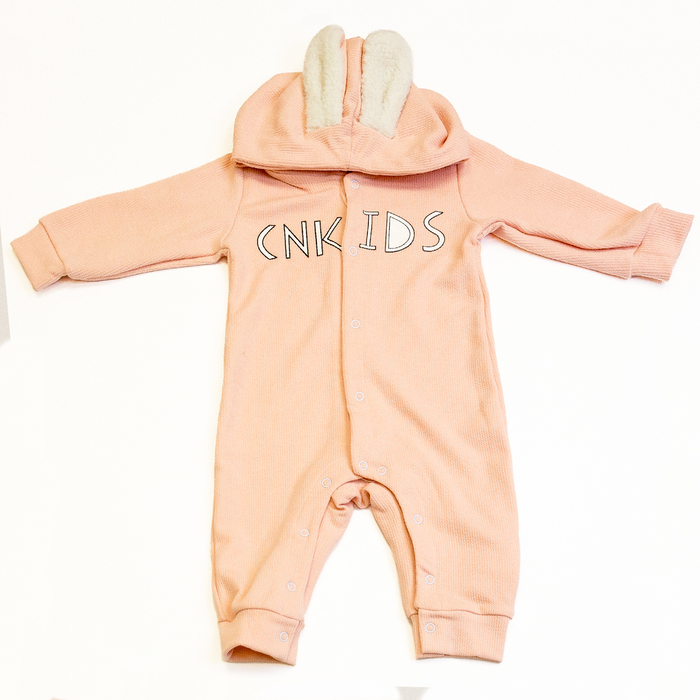 Комбинезон детский "Зайка 2", рост 66 см, цвет розовый