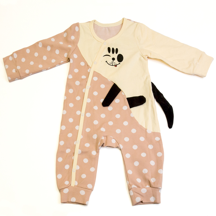 Комбинезон детский "Улыбка", рост 73 см, цвет розовый