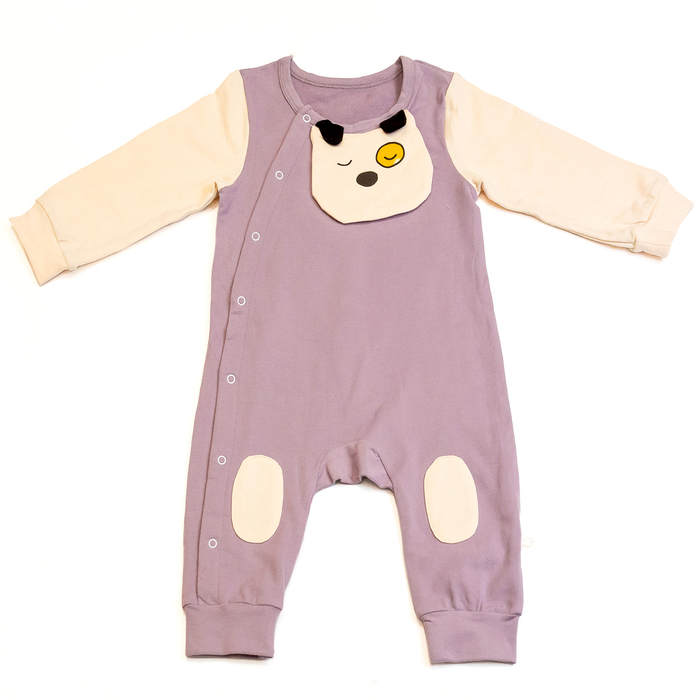 Комбинезон детский "Кошка 2", рост 80 см, цвет фиолетовый