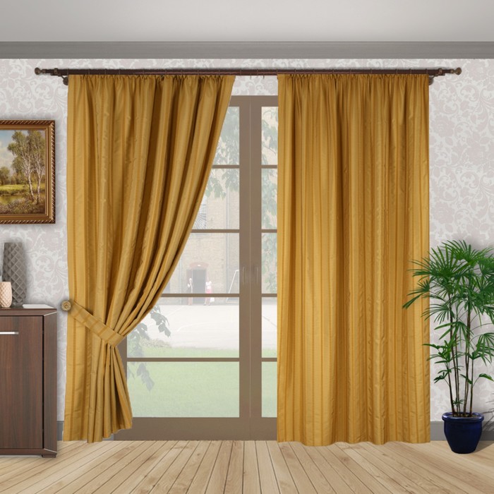 Шторы "Тандем экстра", размер 200х280 см-2 шт. цвет 1051