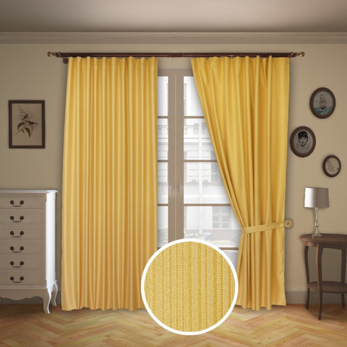 Шторы "Тандем экстра", размер 200х280 см-2 шт. цвет 763