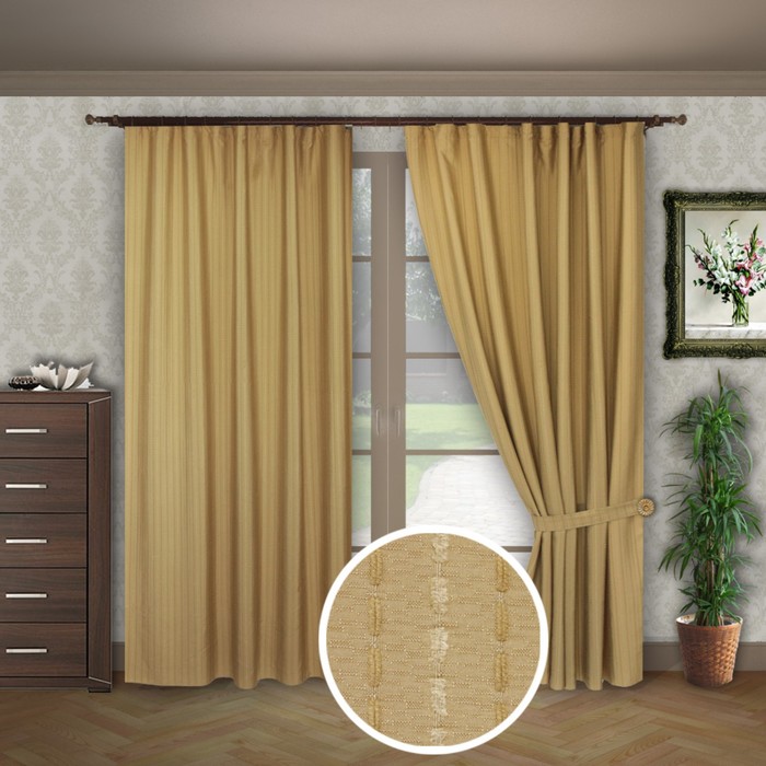 Шторы "Тандем экстра", размер 200х280 см-2 шт. цвет 769