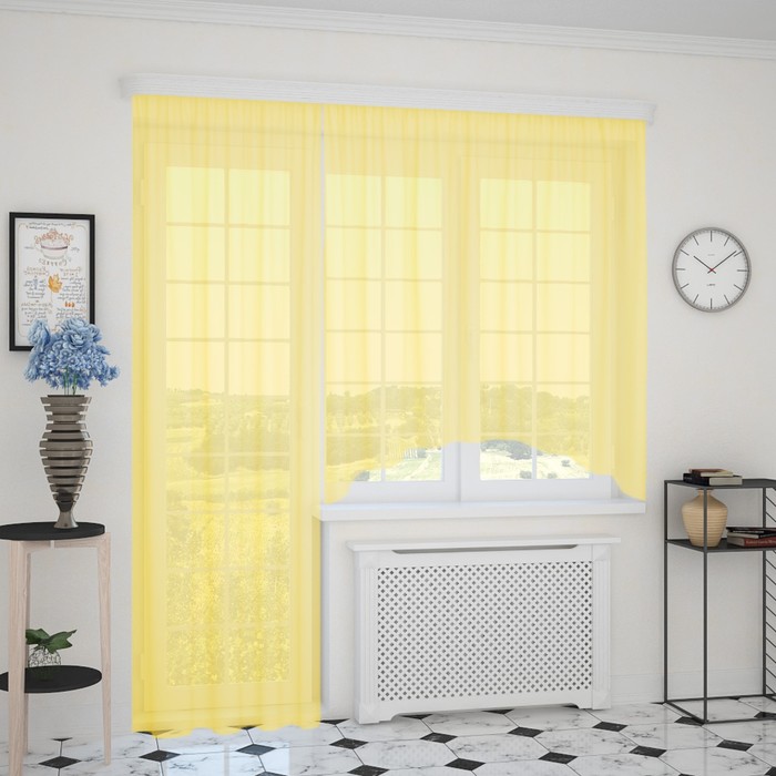 Шторы "Волна", размер 150х260 см-1 шт., 160х300 см-1 шт. цвет 134