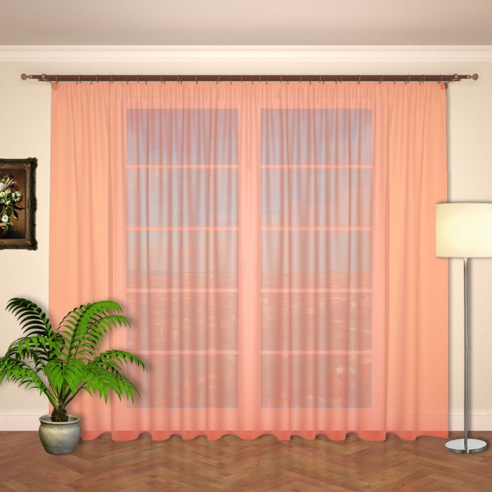 Штора "Мелодия", размер 260х300 см-1 шт., цвет 98