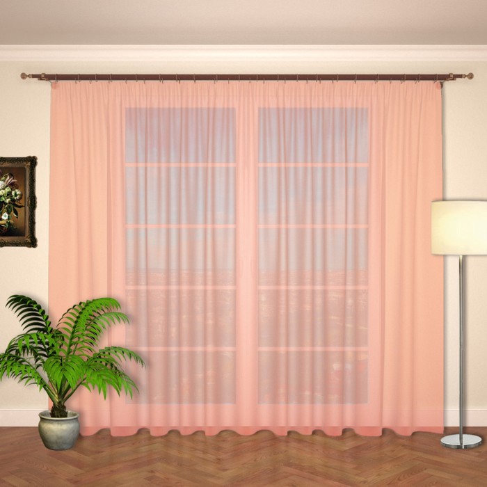 Штора "Мелодия", размер 280х400 см-1 шт., цвет 98