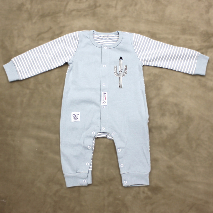 Комбинезон детский "Кактус", рост 73 см, цвет синий