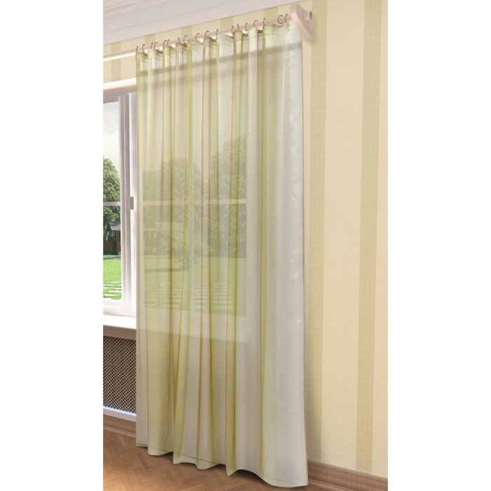 Тюль Мери, ш. 300 х в. 280 см, бежевый, 100% полиэстер