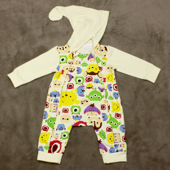 Комбинезон детский "Зверята", рост 90 см, цвет жёлтый