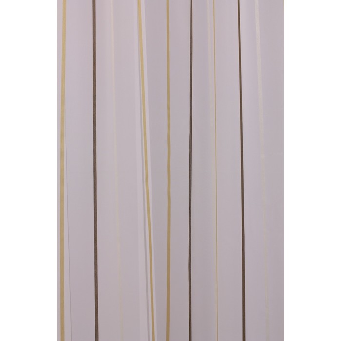 Тюль Антония, ш. 300 х в. 280 см, бежево-коричневый, 100% полиэстер