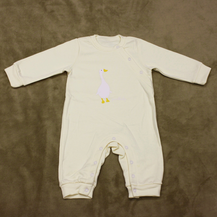 Комбинезон детский "Гусёнок", рост 90 см, цвет бежевый