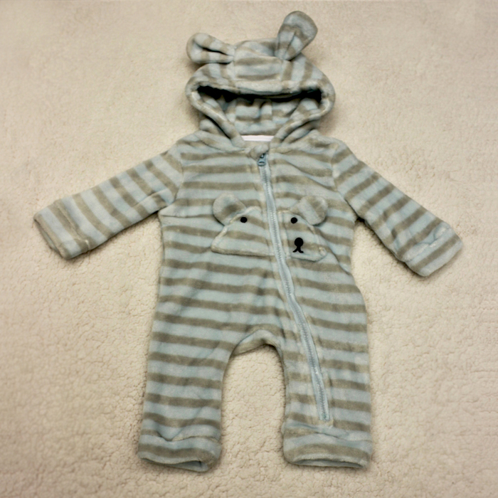 Комбинезон детский "Мишка 2", рост 66 см, цвет синий