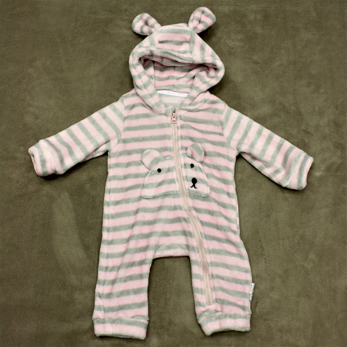 Комбинезон детский "Мишка 2", рост 66 см, цвет розовый