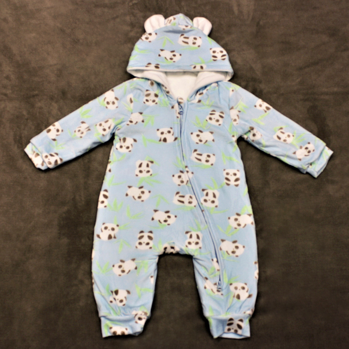 Комбинезон детский "Панда 1", рост 73 см, цвет синий