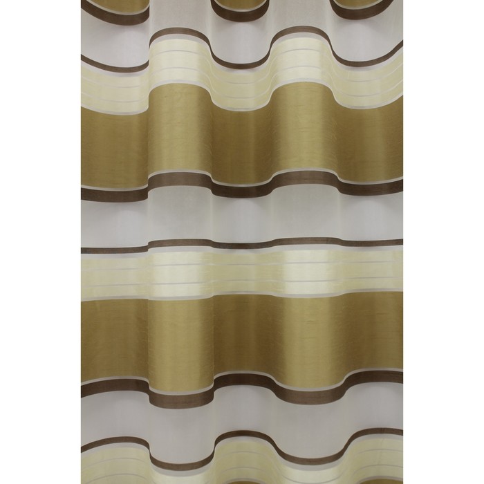 Тюль Алира, ш. 150 х в. 260 см, бежевый, 100% полиэстер