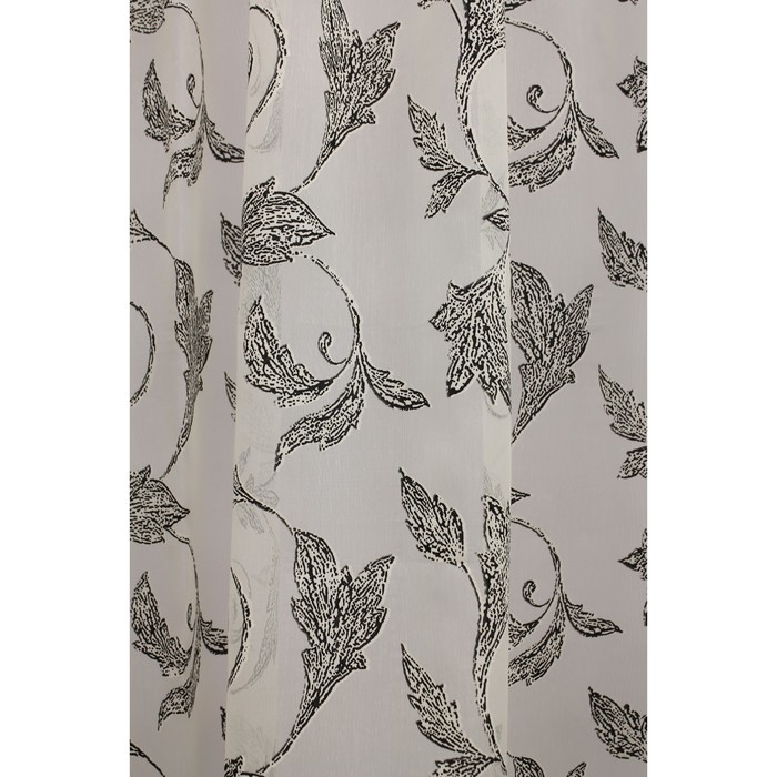 Тюль Изабелла, ш. 300 х в. 260 см, серый, 100% полиэстер