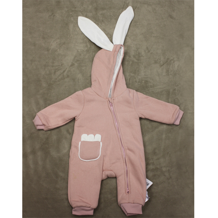 Комбинезон детский "Зайка", рост 66 см, цвет розовый