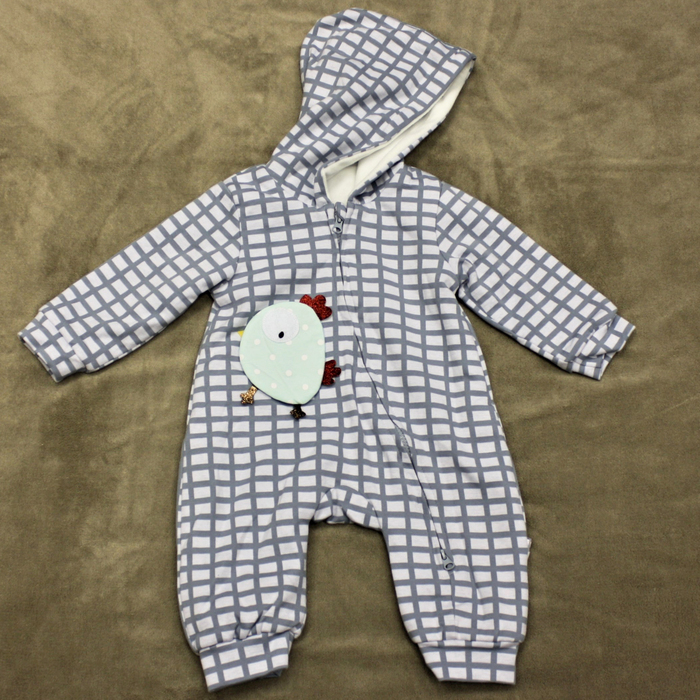 Комбинезон детский "Цыпленок", рост 66 см, цвет синий