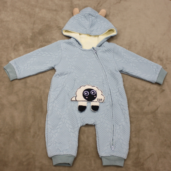 Комбинезон детский "Овечка", рост 90 см, цвет синий