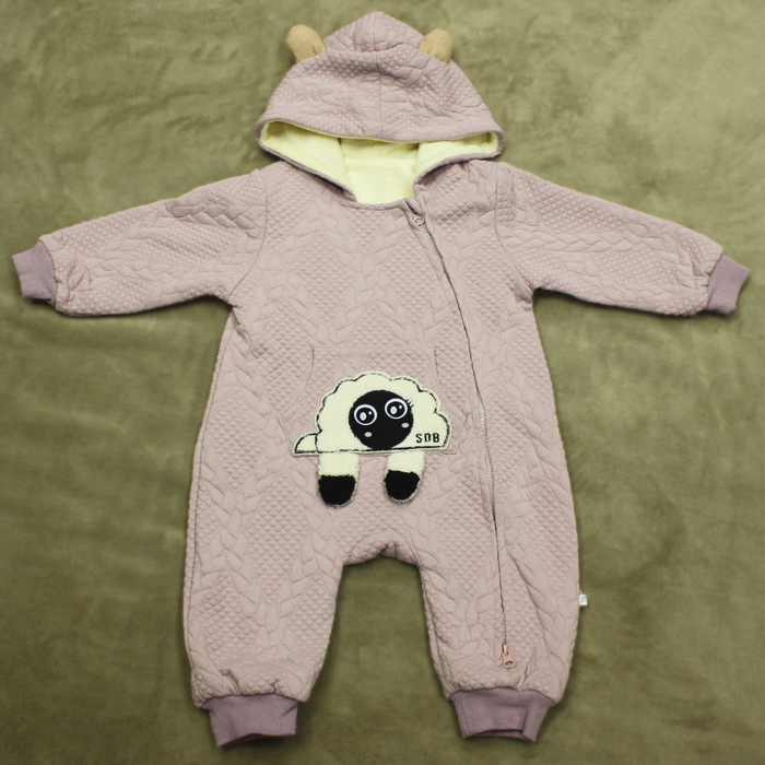 Комбинезон детский "Овечка", рост 80 см, цвет розовый