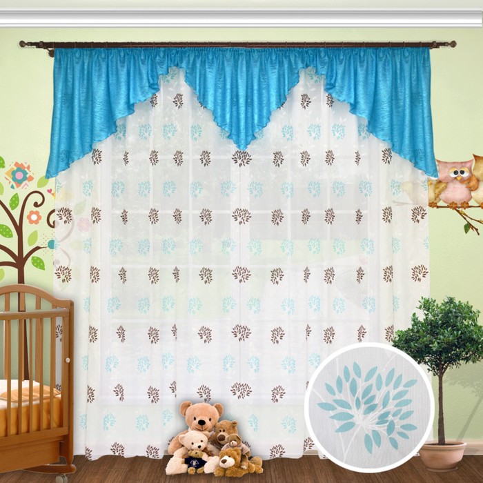 Шторы "Гармония", 260х400 см-1 шт., ламбрекен 90х700  см цвет 113