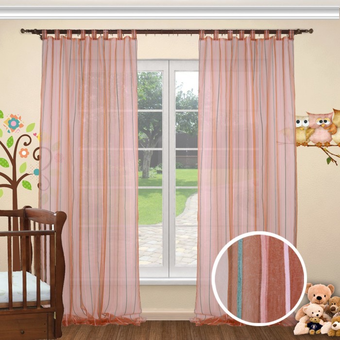 Шторы "Грация", размер 180х300 см-2 шт., органза цвет 300