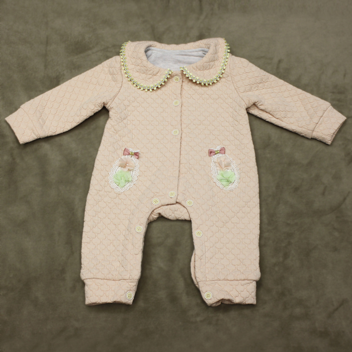 Комбинезон детский "Пуговка", рост 90 см, цвет розовый