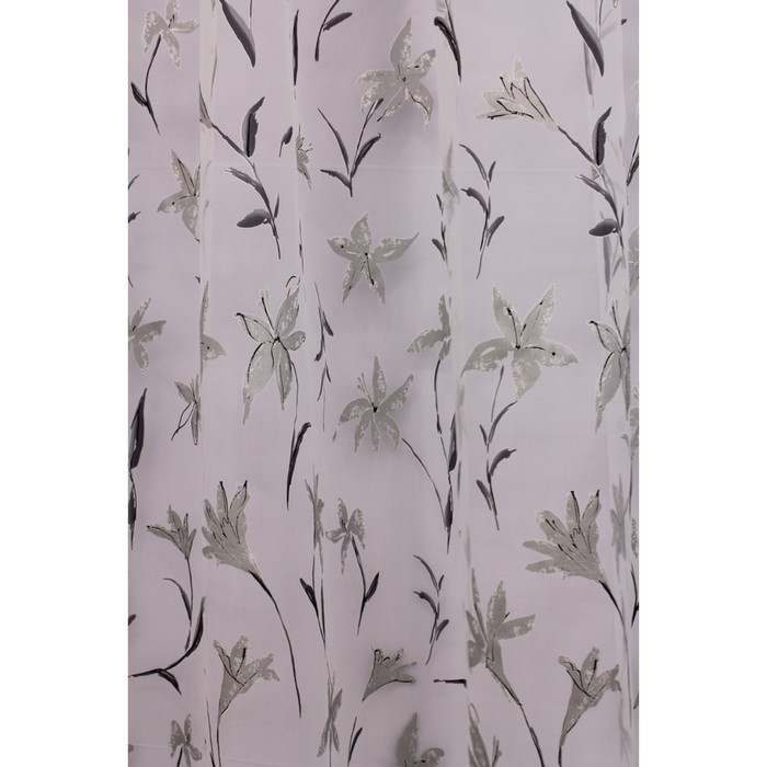 Тюль Антия, ш. 300 х в. 280 см, серый, 100% полиэстер