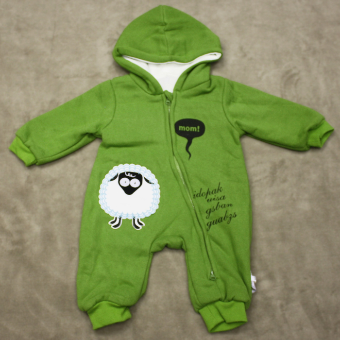 Комбинезон детский "Овечка 2", рост 80 см, цвет зелёный