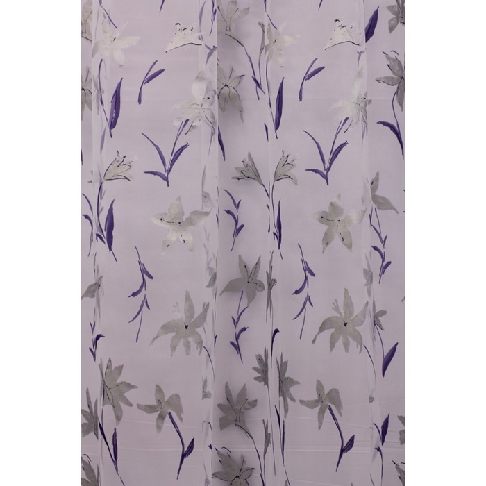Тюль Антия, ш. 300 х в. 280 см, сиреневый, 100% полиэстер