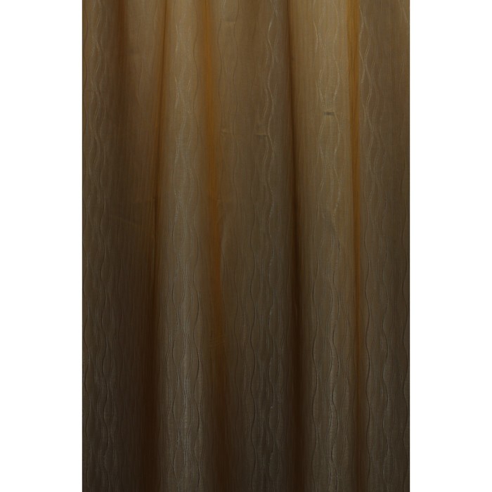 Тюль Маргарет, ш. 300 х в. 260 см, коричневый, 100% полиэстер