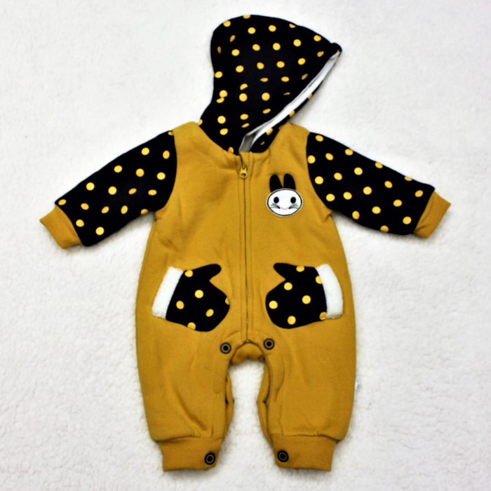 Комбинезон детский "Варежка", рост 73 см, цвет жёлтый