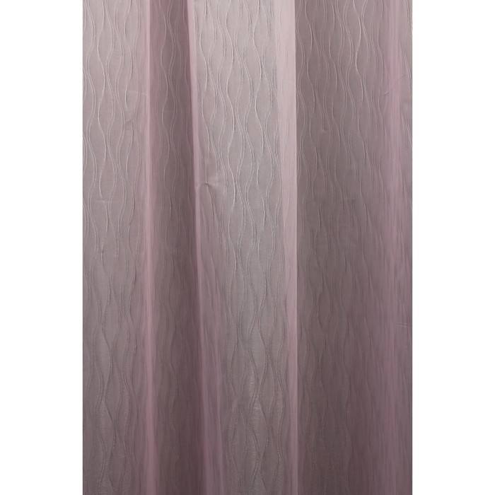 Тюль Маргарет, ш. 300 х в. 260 см, розовый, 100% полиэстер